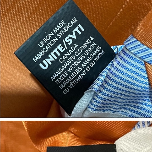 TOMMY HILFIGER Mens Pure Virgin Wool Blazer Gray Orange - Picture 2 of 3